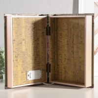 Шкатулка-книга дерево, кожзам, свет "Цветочный магазин" 28х19х7,6 см Шкатулка-книга дерево, кожзам, свет "Цветочный магазин" 28х19х7,6 см