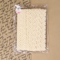 Кружево вязаное, 40 мм &times; 10 &plusmn; 1 м, цвет бежевый