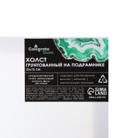 Холст на подрамнике 1,6х50х70 см, Calligrata, хлопок 100%, акриловый грунт, среднезернистый, 380г/м&sup2;