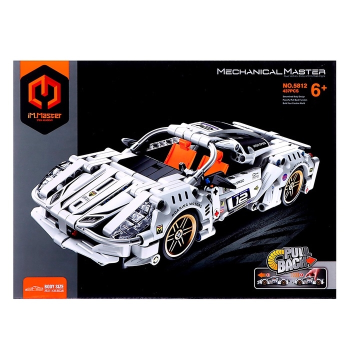 Конструктор &laquo;Тачка&raquo;, инерция, 437 деталей