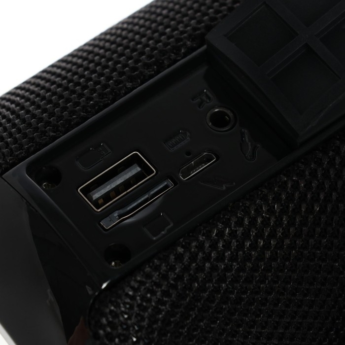 Портативная колонка Hoco HC1, 5 Вт, 1200 мАч, BT5.0, microSD, USB, AUX, FM-радио, черная