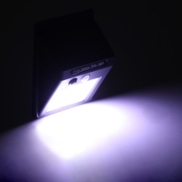 Садовый светильник на солнечной батарее, накладной, 9.5 &times; 13 &times; 5 см, 20 LED, свечение белое