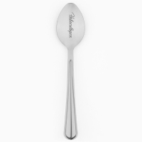 Ложка с гравировкой на открытке &laquo;Новосибирск&raquo;, 3 х 14 см.