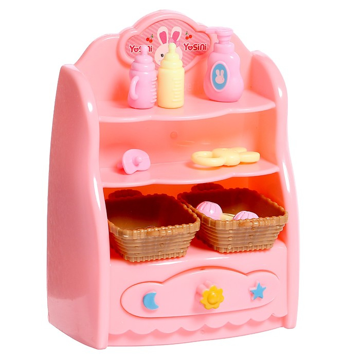 Игровой набор &laquo;Зайчик: детская комната&raquo; с набором мебели, питомцем и аксессуарами, МИКС