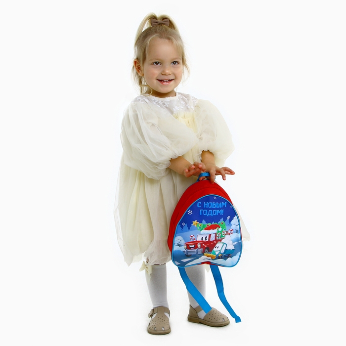 Новогодний детский рюкзак &laquo;С Новым годом&raquo;,машины