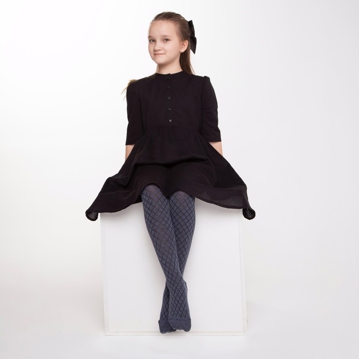 Колготки детские, цвет джинс, рост 140-146 см Колготки детские, цвет джинс, рост 140-146 см