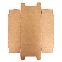 Складная коробка, крафт, 31,2 х 25,6 х 16,1 см