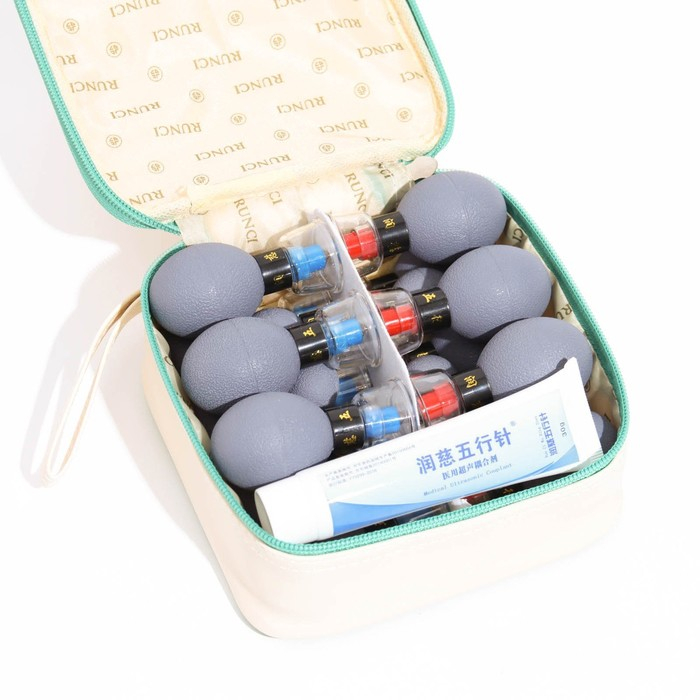 Магнитные банки акупункционного действия, для вакуумного массажа, набор 18 шт. Магнитные банки акупункционного действия, для вакуумного массажа, набор 18 шт.