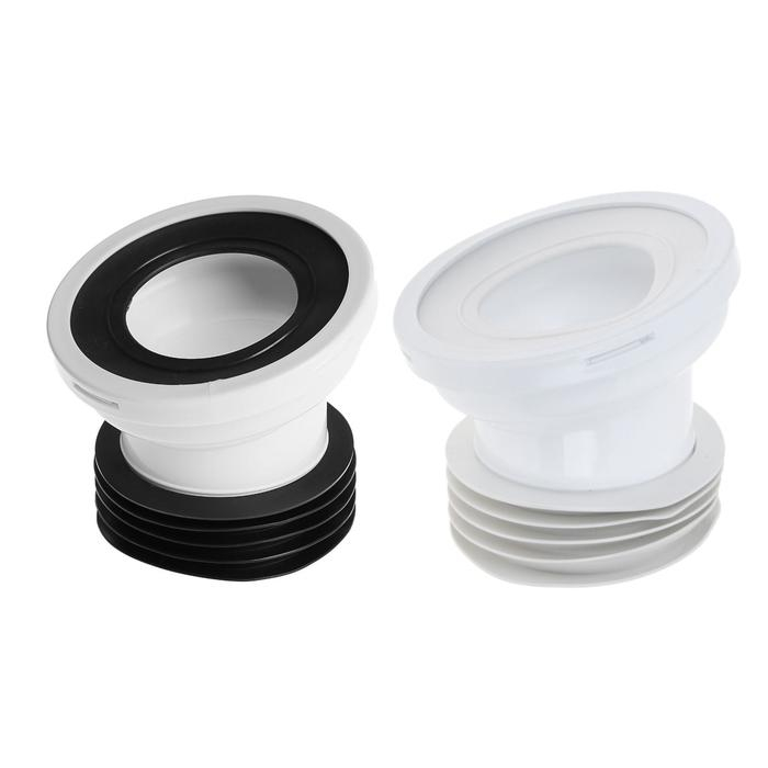 Труба фановая для унитаза "АНИ Пласт" W1228, 110 мм х 14&deg;, короткая