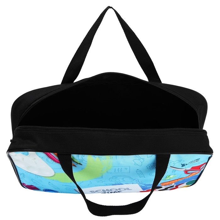 Папка для труда А4 на молнии текстиль 70мм 360 х 260 &laquo;1 сентября: Школьная&raquo;