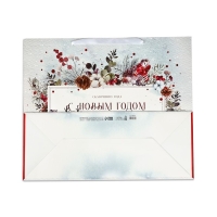 Пакет подарочный новогодний ламинированный &laquo;Снежняя поляна&raquo;, XL 49 х 40 х 19 см, Новый год