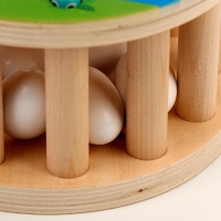 Логический центр 2 в 1 &laquo;Динозаврик и яички&raquo; 14,5 &times; 14,5 &times; 8 см