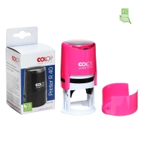 Оснастка для круглой печати автоматическая COLOP Printer R40, диаметр 41.5 мм, с крышкой, корпус розовый неон Оснастка для круглой печати автоматическая COLOP Printer R40, диаметр 41.5 мм, с крышкой, корпус розовый неон