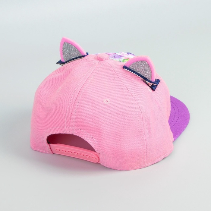 Кепка детская для девочки «Киса», МИКС, р-р. 52 Кепка детская для девочки «Киса», МИКС, р-р. 52