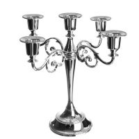 Подсвечник металл на 5 свечей "Лаконичность" цвет хром 26,5х27,5х10 см Подсвечник металл на 5 свечей "Лаконичность" цвет хром 26,5х27,5х10 см