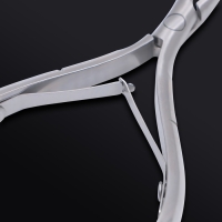 Кусачки маникюрные для кутикулы &laquo;Premium&raquo;, двойная пружина, 10,5 см, длина лезвия - 7 мм, на блистере, цвет серебристый