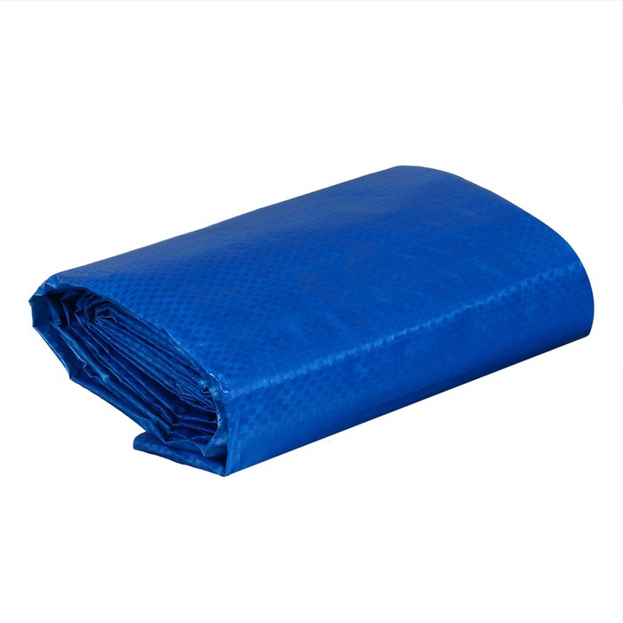 Тент защитный, 5 &times; 3 м, плотность 180 г/м&sup2;, УФ, люверсы шаг 1 м, синий
