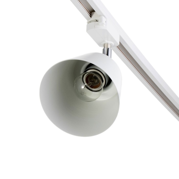 Светильник трековый "Цилиндр" Е27 40Вт белый 17х12х18см