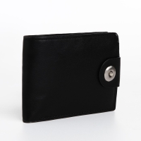 Портмоне мужское на магните, отдел для купюр, для карт, для монет, цвет чёрный Портмоне мужское на магните, отдел для купюр, для карт, для монет, цвет чёрный