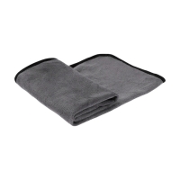 Тряпка для мытья авто, CARTAGE, микрофибра, 400 г/м&sup2;, 40&times;60 cм, розово-серая