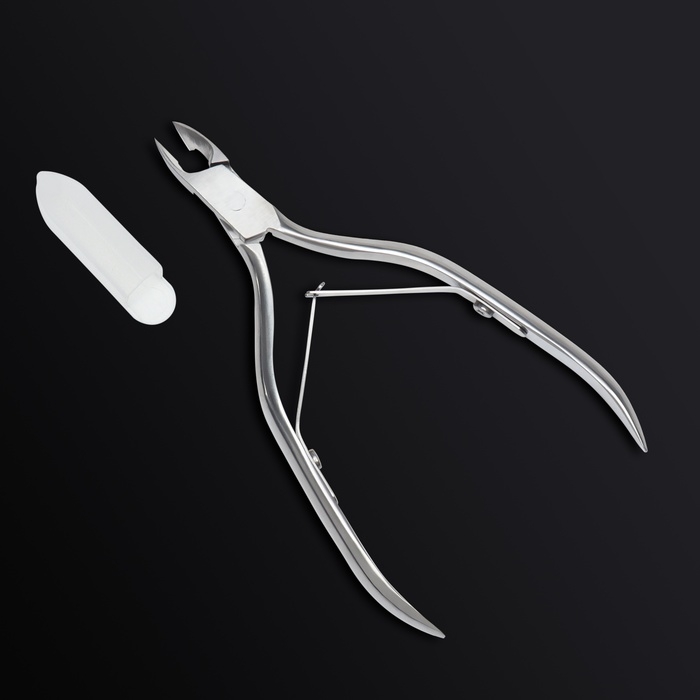 Кусачки маникюрные для кутикулы &laquo;Premium&raquo;, двойная пружина, 11 см, длина лезвия - 6 мм, цвет серебристый