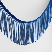 Тесьма декоративная «Бахрома», 10 см, 5 ± 0,5 м, цвет ультрамарин Тесьма декоративная «Бахрома», 10 см, 5 ± 0,5 м, цвет ультрамарин