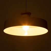 Светильник Timothy 1х40Вт Е27 пр-1м кремовый 32,5х32,5х12см