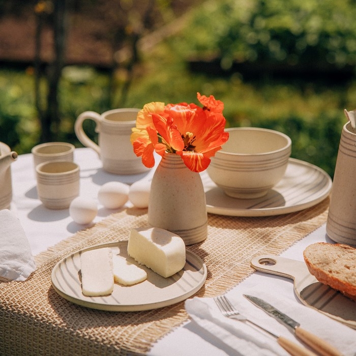 Тарелка керамическая SL Home &laquo;Райяс&raquo;, d=21 см, цвет бежевый