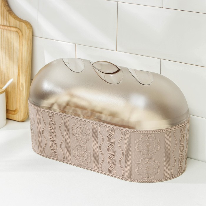 Хлебница «Меланж», цвет бежевый Хлебница «Меланж», цвет бежевый