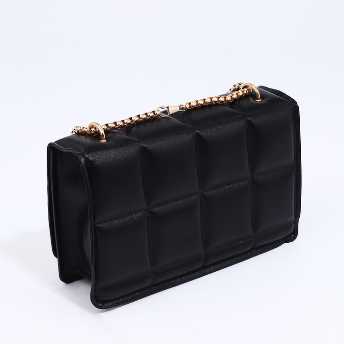 Сумка мессенджер на молнии, цвет чёрный