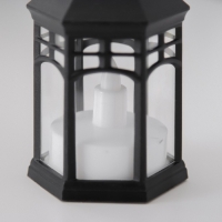 Ночник "Фонарь малый" LED от батареек 3хLR44 черный 6х6х14 см Ночник "Фонарь малый" LED от батареек 3хLR44 черный 6х6х14 см