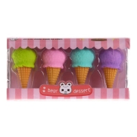 Набор фигурных ластиков «Вкусняшки», 4 штуки, МИКС Набор фигурных ластиков «Вкусняшки», 4 штуки, МИКС