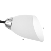 Люстра "Барра" 6х60Вт E14 черный-хром 74х74х19 см.