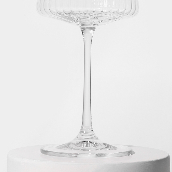 Набор бокалов для вина &laquo;Экстра&raquo;, 460 мл, 6 шт., хрустальное стекло, прозрачный