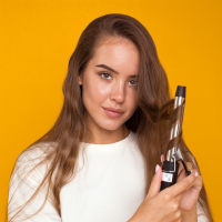 Плойка Luazon LW-03, 30 Вт, алюминиевое покрытие, d=16 мм, 180&deg;С, черная