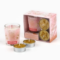 Новогодние свечи &laquo;Снег за окном, счастье в сердце&raquo;, набор 3 шт.