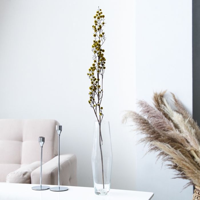 Сухие цветы «Молочай Миля», 25 г, длина — 70 см, цвет жёлтый Сухие цветы «Молочай Миля», 25 г, длина — 70 см, цвет жёлтый