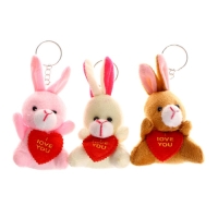 Подвеска &laquo;Заяц с сердцем&raquo;, цвета МИКС