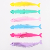 Антистресс сквиш мялка &laquo;Скелет рыбы&raquo; , в пакете