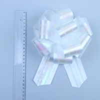 Бант-шар №5 перламутровый, цвет белый Бант-шар №5 перламутровый, цвет белый