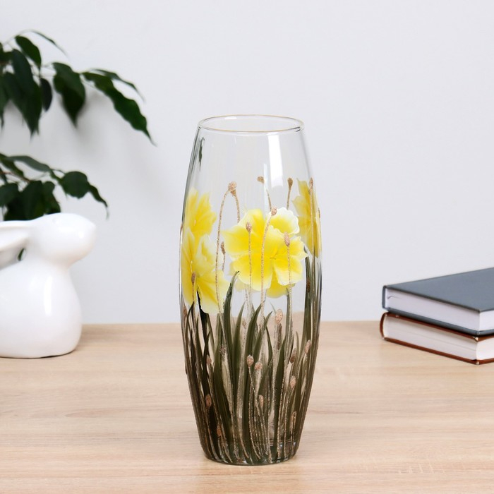 Ваза "Полевые цветы" d-7.5х11х26 см