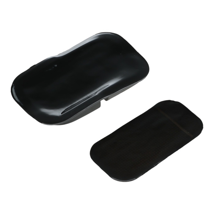 Коврик противоскользящий, 16&times;10&times;1.5, черный, набор 2 шт