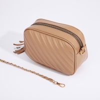 Сумка кросс-боди на молнии, цвет бежевый Сумка кросс-боди на молнии, цвет бежевый