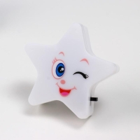 Ночник "Звездочка" 1Вт МИКС 7,5х4х7,5 см RISALUX Ночник "Звездочка" 1Вт МИКС 7,5х4х7,5 см RISALUX