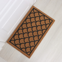 Коврик придверный Доляна &laquo;Побережье&raquo;, 45&times;75 см, кокосовое волокно