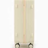 Чемодан 24", PС, 42*27*66, отд на молнии, код замок, 4 колеса, белый