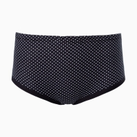 Трусы слипы женские, цвет чёрный/горошек, размер 48 Трусы слипы женские, цвет чёрный/горошек, размер 48