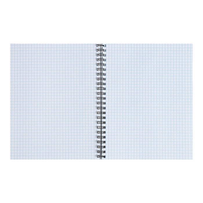 Тетрадь 80 листов в клетку на гребене Article publication, обложка мелованный картон, двойная обложка, матовая ламинация, МИКС