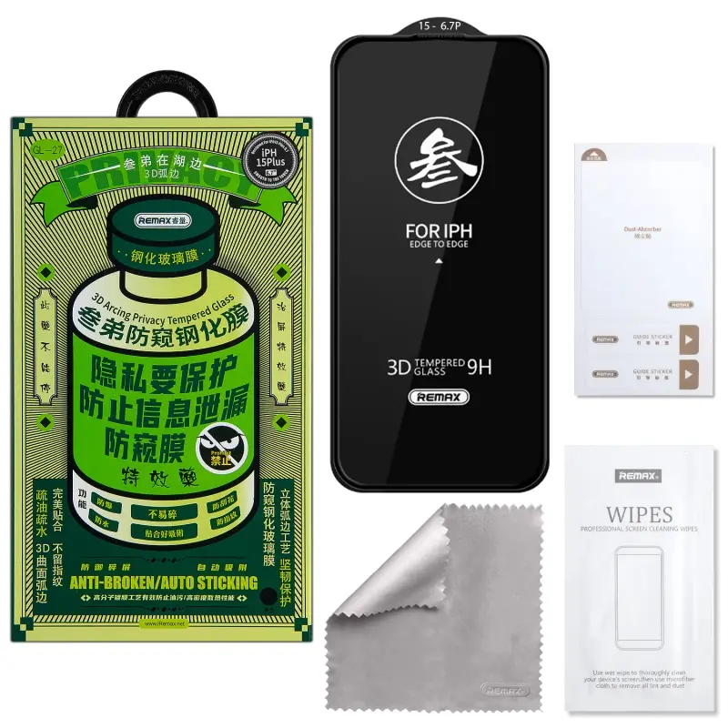 Защитное стекло iPh 16 Plus/15 Plus Medicine GL-27 REMAX Privacy