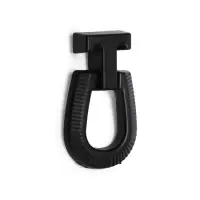 Ручка-кнопка CAPPIO EARRING, алюминий, цвет черный